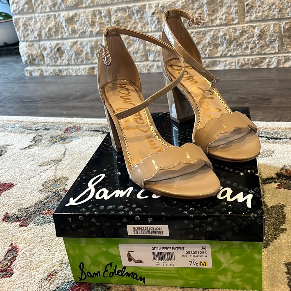 Sam Edelman Odila beige heels. Worn once.